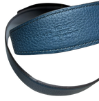 Hermes Reversible Leather Belt Blue