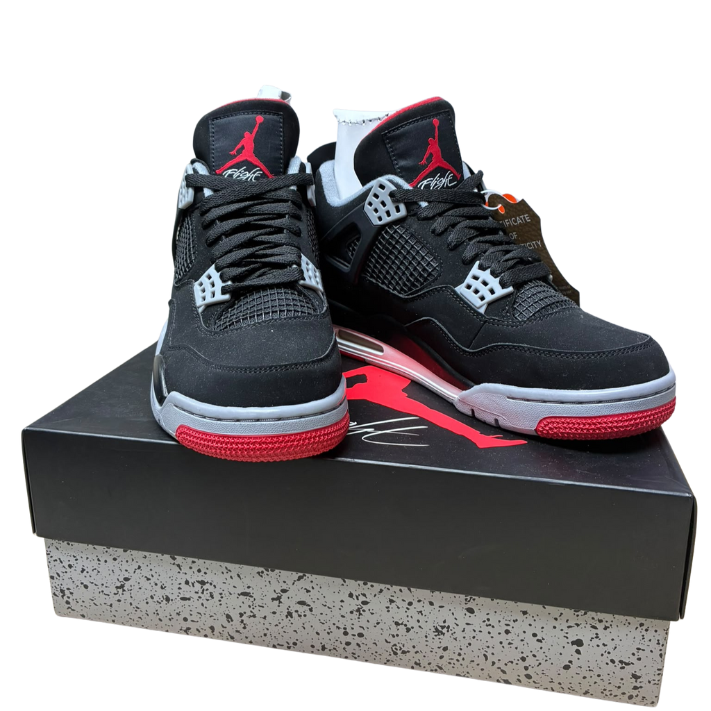 Jordan Mens Air 4 Retro 308497 060 Bred 2019 Release Size 9