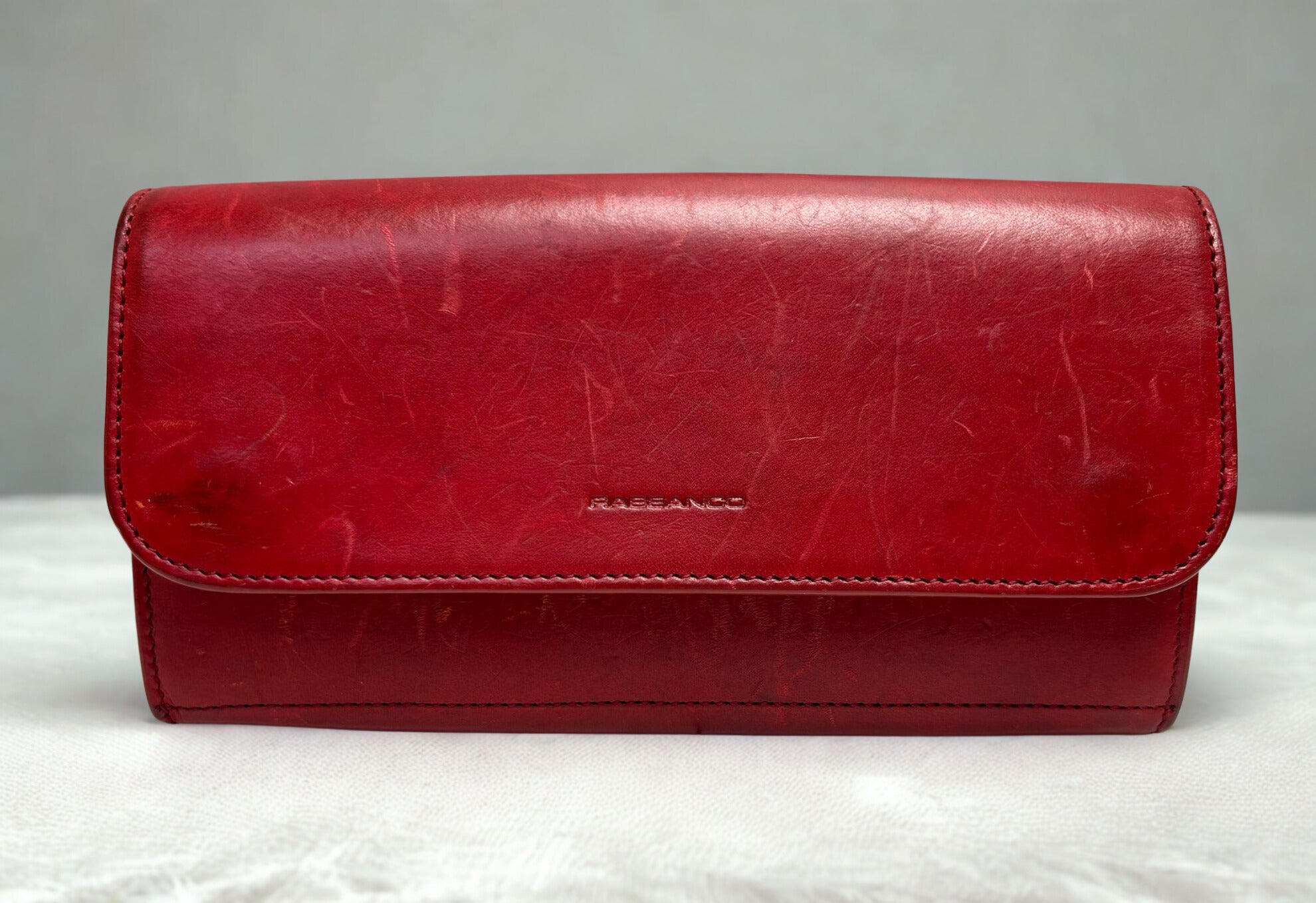 Rabeanco Red Leather Wallet Main image