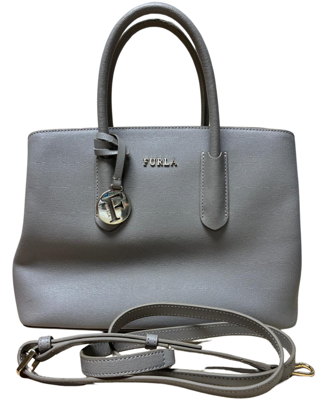 Furla Tessa 2way Handbag Gray