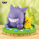 POKEMON - FIGURE PIKACHU & ECTOPLASMA Bandai