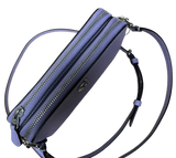 Coach Kira Crossbody Bag Silver Soft Purple Leather CH819