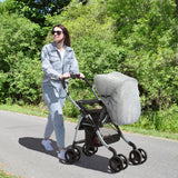 Jeep Unlimited Reversible Handle Stroller Grey Tweed