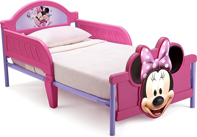 Delta Children 3D-Footboard Toddler Bed, Disney Minnie Mouse Main image