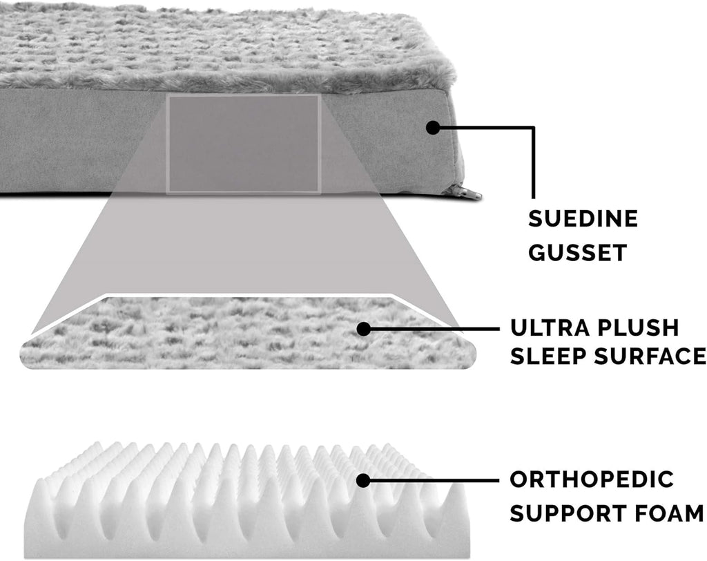 Furhaven Orthopedic Dog Bed Large Gray
