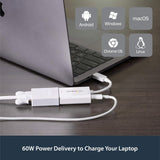 StarTech.com USB C To VGA Adapter With Power Delivery CDP2VGAUCPW