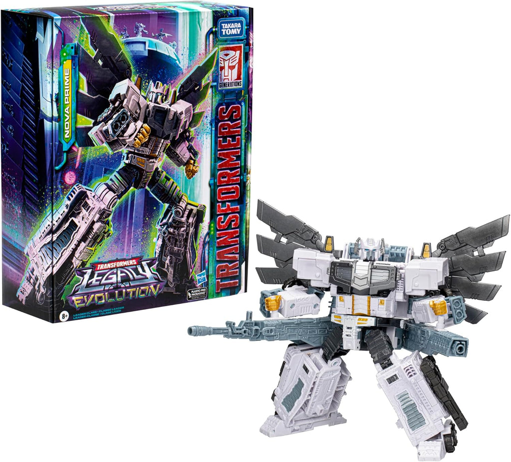 Takara Tomy Transformers Toys Legacy Evolution Leader Class Nova Prime Toy 7inch