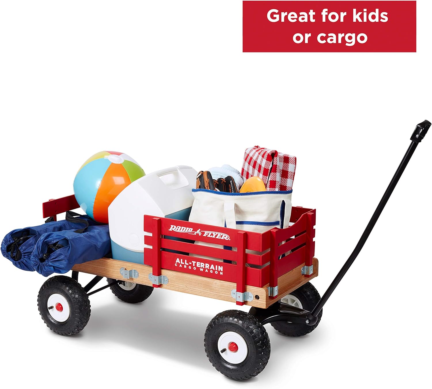 Radio Flyer AllTerrain Cargo Wagon For Kids Garden And Cargo Red