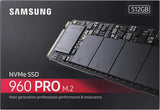 Samsung 960 PRO NVMe M.2 512GB SSD MZV6P512