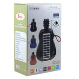 FP528S Portable GuitarShaped Bluetooth Speaker With Solar Charging And LED Light