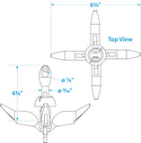 Seachoice Folding Grapnel Anchor For Small Craft And Dinghies