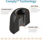 Comply 382010011 TWR200B Memory Foam Earbud Tips With TechDefender 3 Pairs Small Black