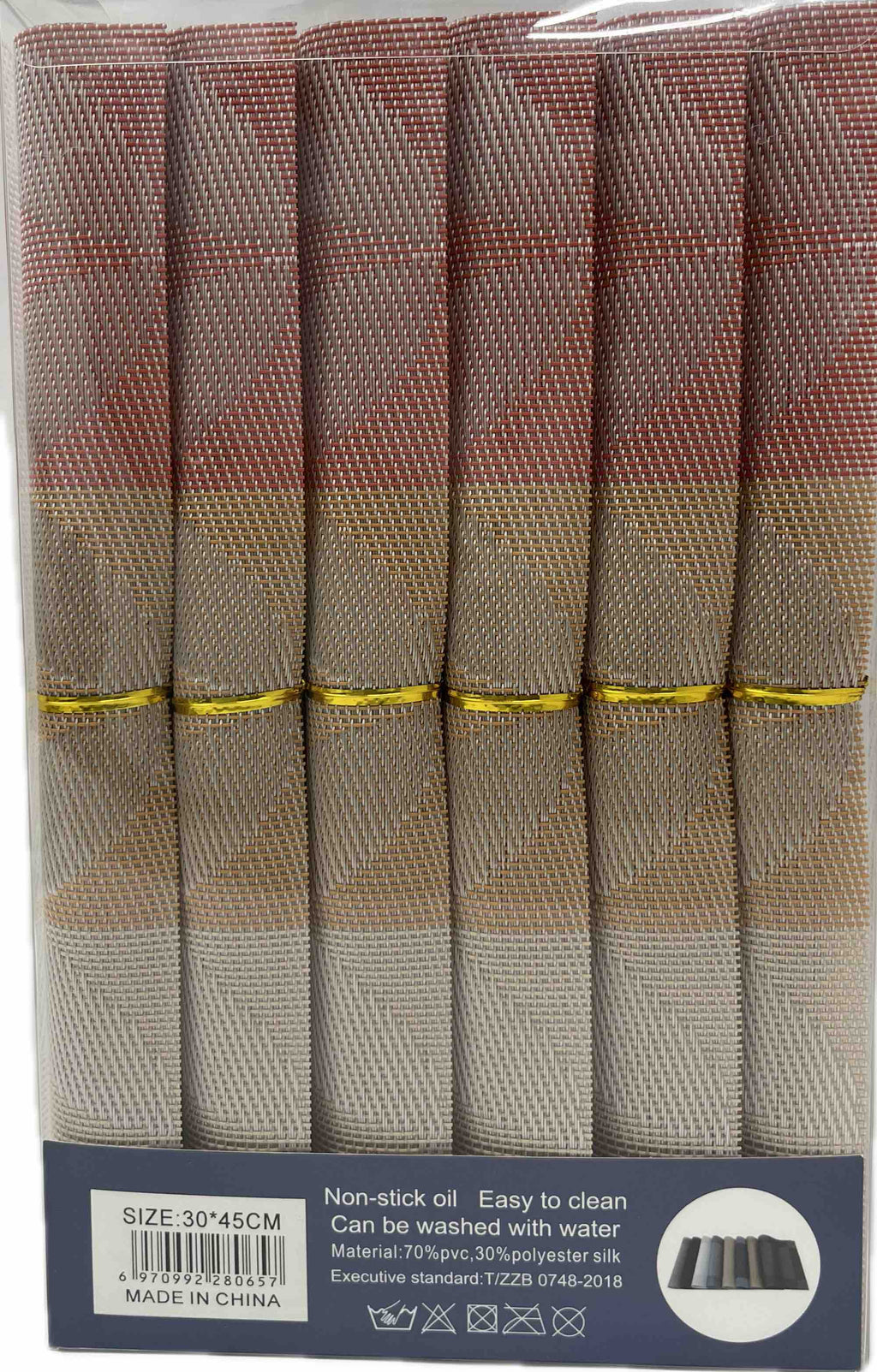 Placemats 6pc Set 30cm X 45cm TQ