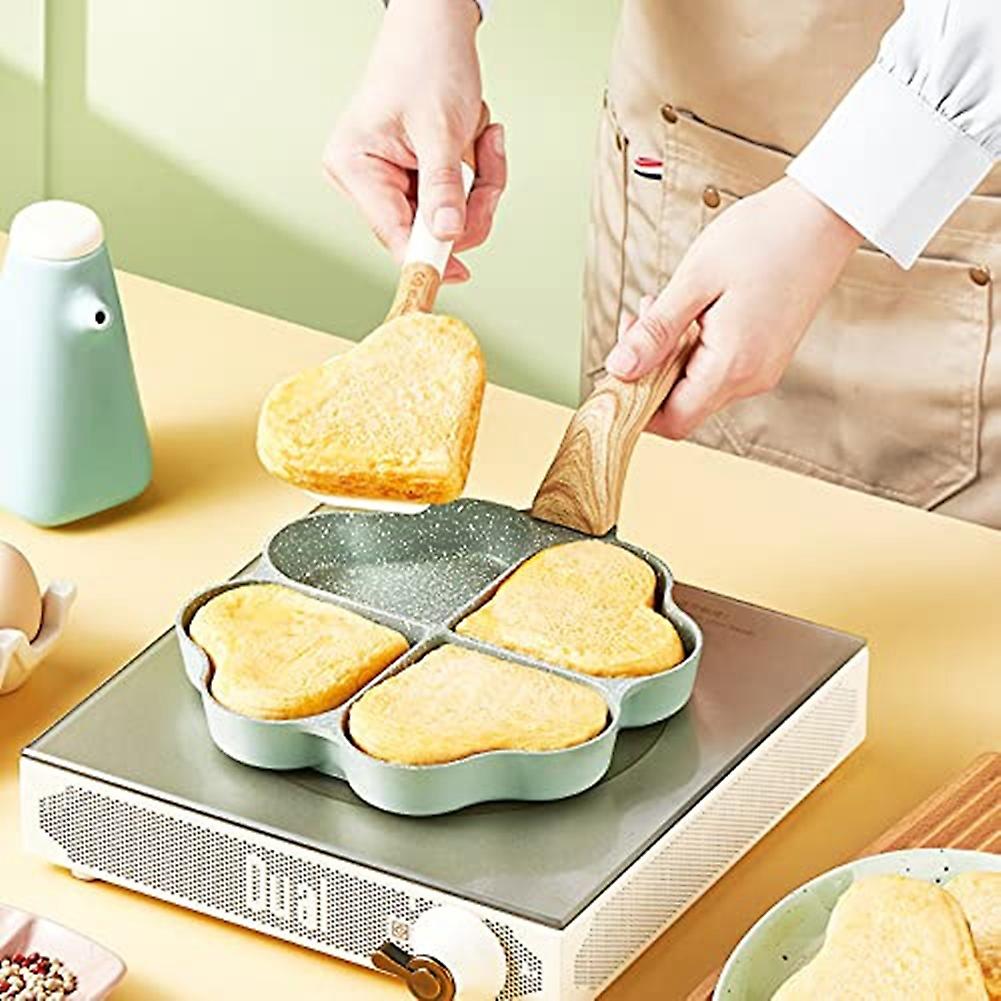 Love Heart Four Hole Frying Pan