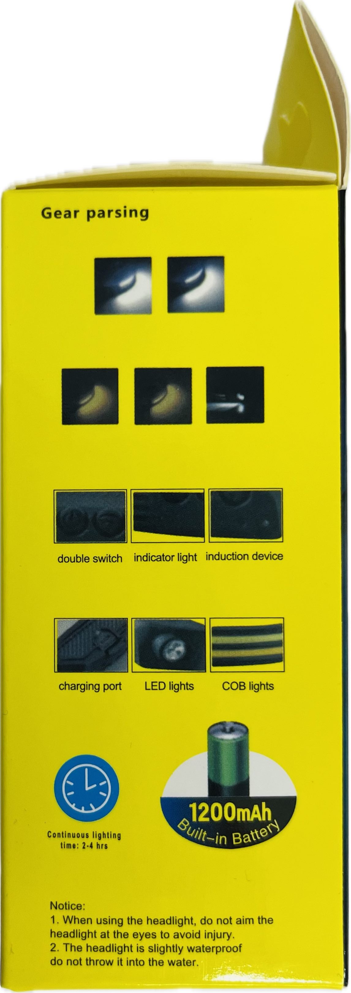 KY6891 MultiFunction Induction Headlamp