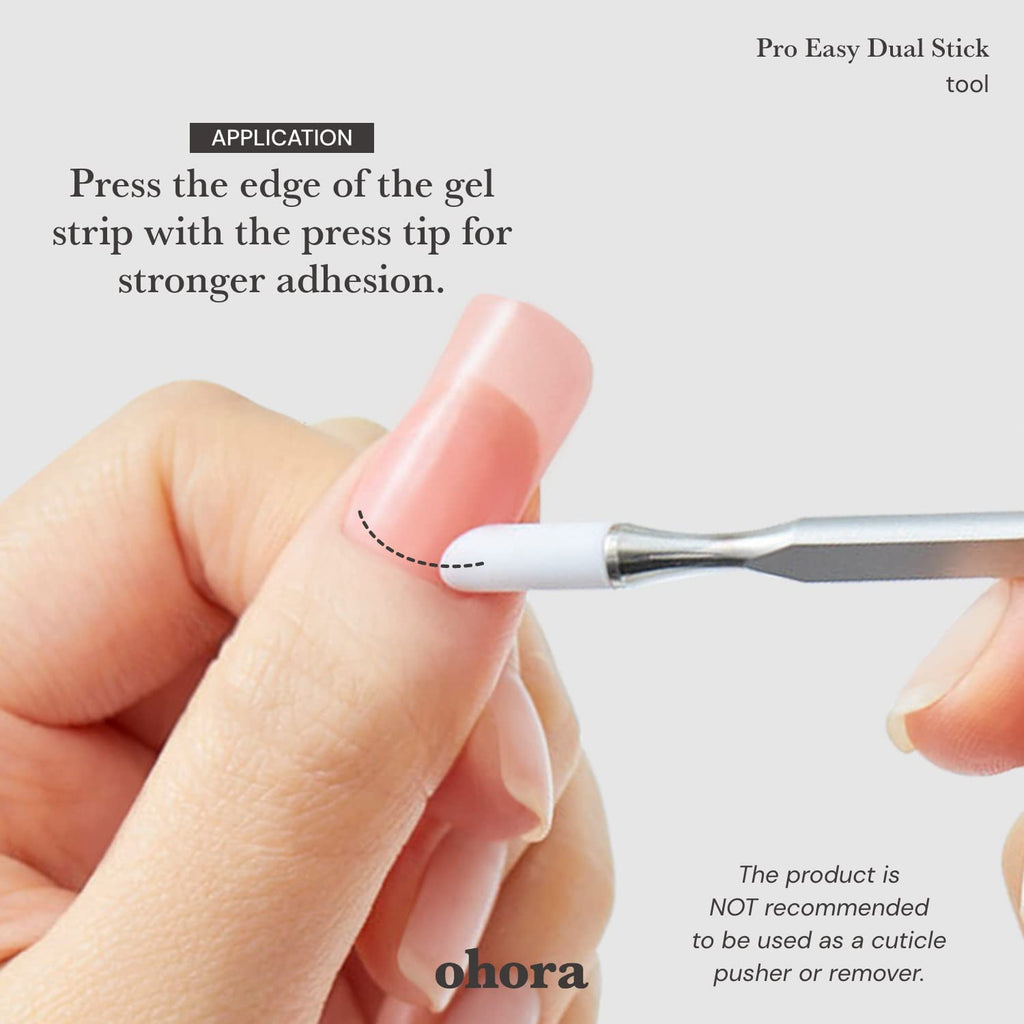 OHORA Dual-Tip Nail Tool – Silver