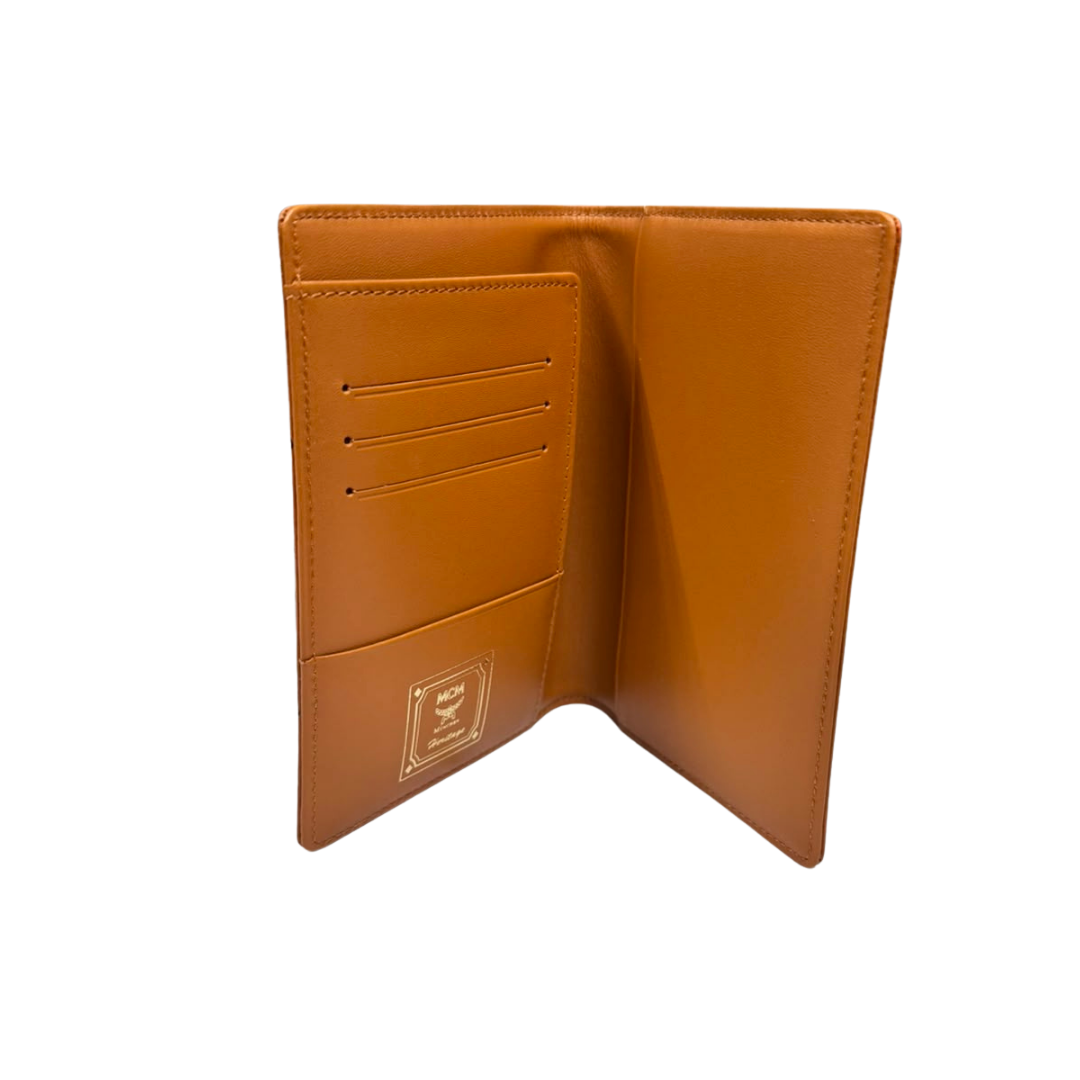 MCM Leather Heritage Passport and Card Holder