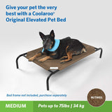 Coolaroo Replacement Cover The Original Elevated Pet Bed By Coolaroo Medium Nutmeg