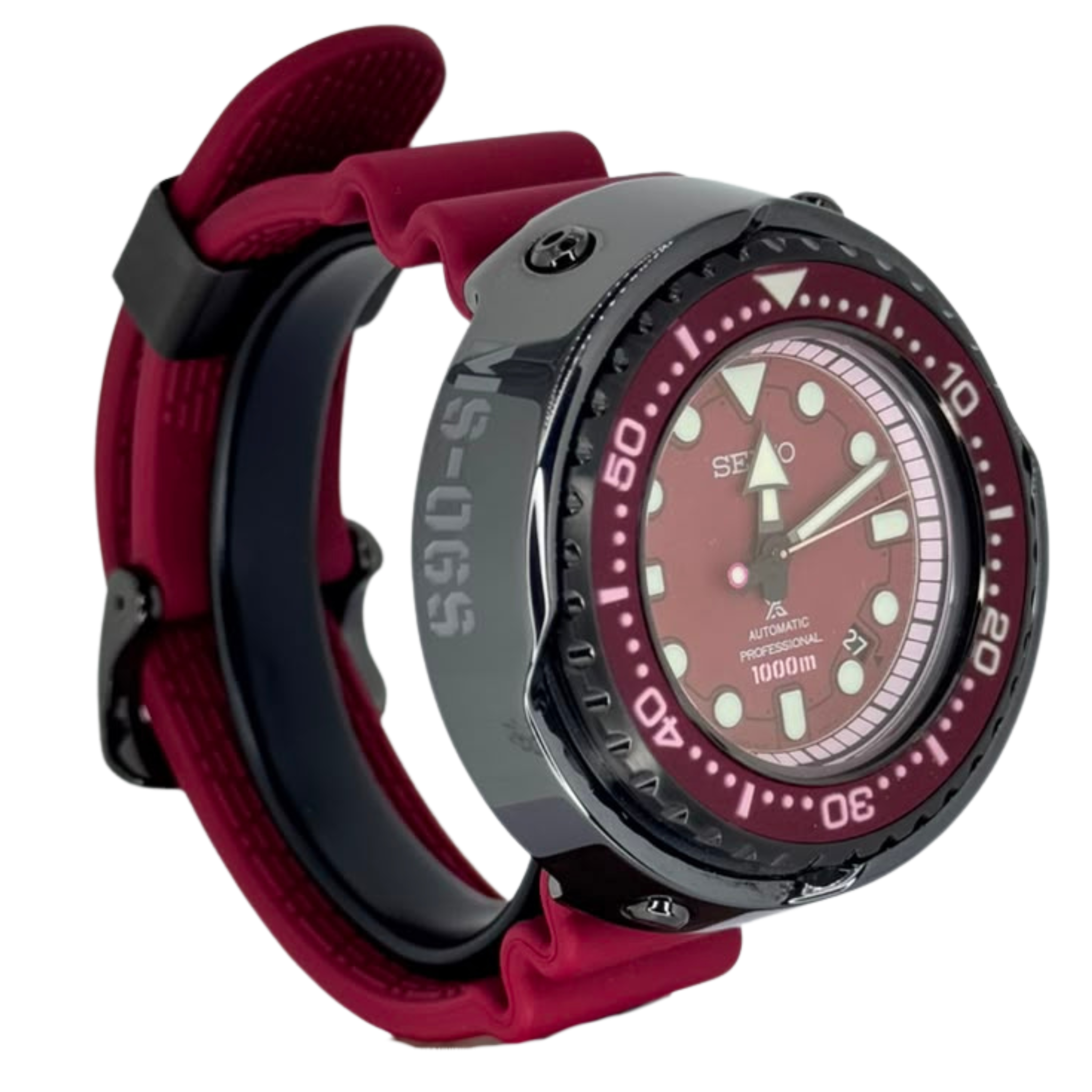 Seiko SLA031J1 Prospex Marinemaster Emperor Tuna 40th Anniversary MS-06S Zaku II Gundam Watch, 52.40mm