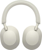 Sony WH1000XM5 Wireless NoiseCancelling Headphones Foldable With Fast Charging Silver