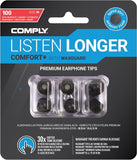 Comply 291020011 Comfort Plus Premium Memory Foam Earphone Tips Black Mixed