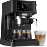 DeLonghi Stilosa Manual Pump Espresso Coffee Machine EC230.BK Black