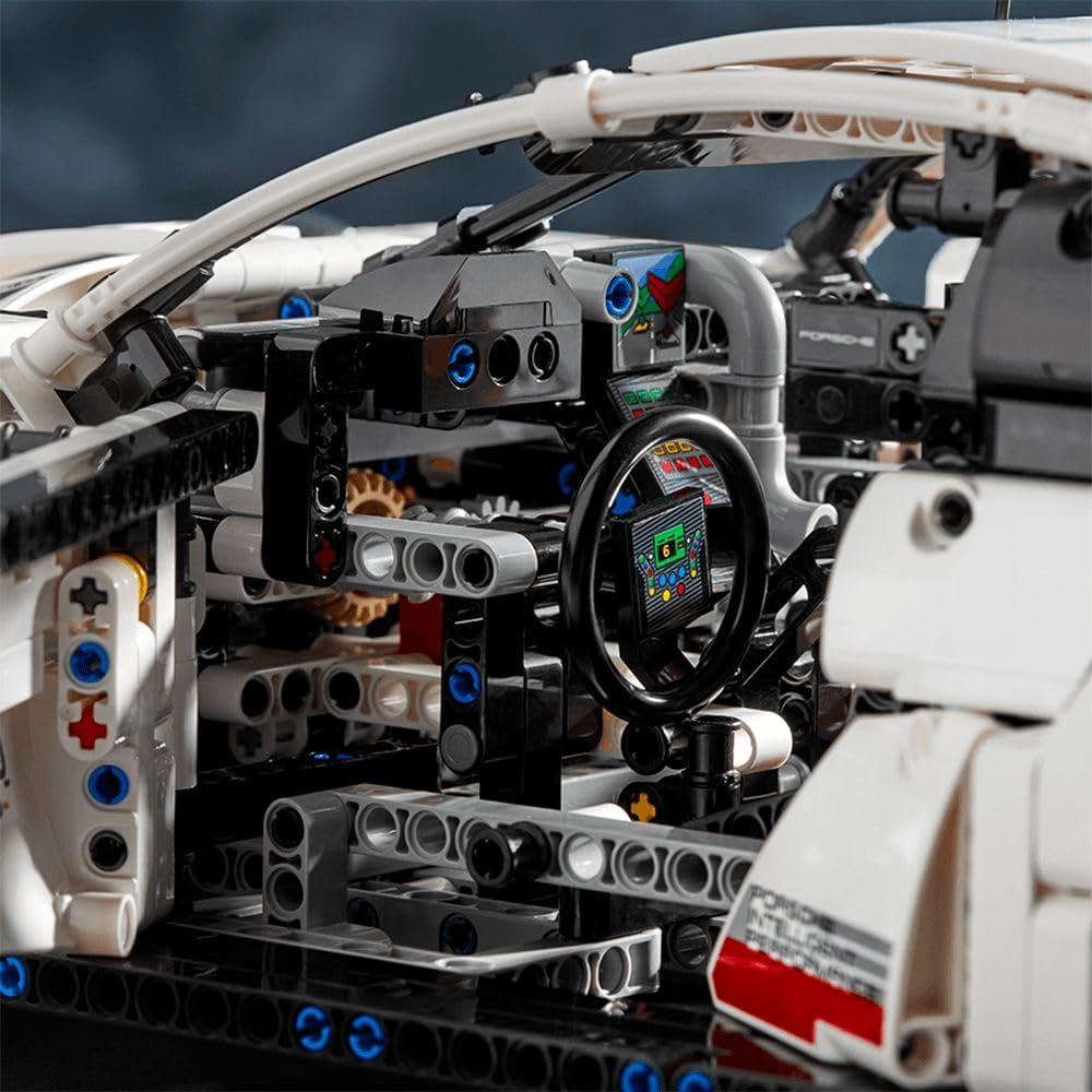 LEGO Technic 42096 Porsche 911 RSR Collectible Toy Car Replica Model Building Kit