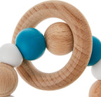 Jambu Beads Orbit Rattle Teether Teal - Cash Converters