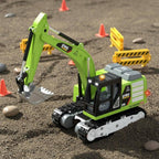 Mini Remote-Controlled Diecast Excavator