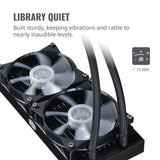 Cooler Master MLAD24MA18PCR1 MasterLiquid LC240E RGB All In One CPU Liquid Cooler