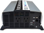 GoWISE Power 1000W Pure Sine Wave Inverter 12V DC to 120V AC PS1002NP