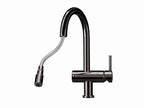 Cleansui F914BK Under Sink Water Purifier with Double Black Chrome Faucet
