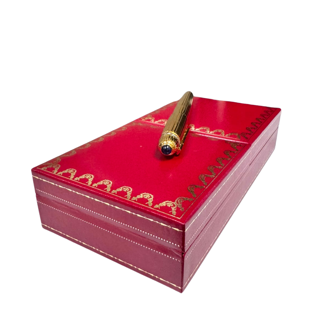 Cartier Pasha de Cartier Gold Sapphire Ballpoint Pen