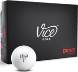 Vice Drive Golf Balls White 12pc Pack