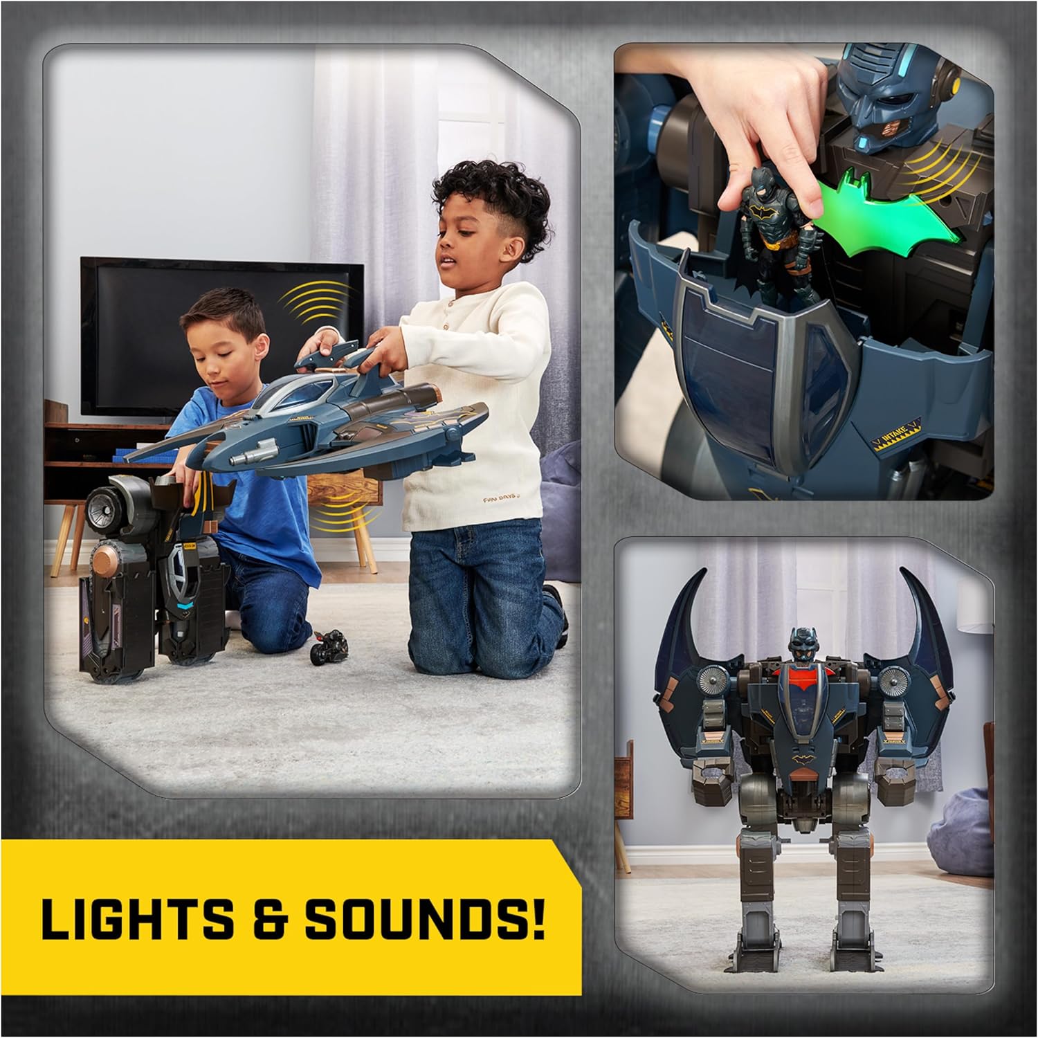 DC Comics Batman Gotham City Guardian Playset 4in1 Transformation
