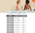 The Honest Company Clean Conscious Diapers Plant Based Sustainable Young At Heart Rose Blossom Super Club Box Size 2 12 To 18 lbs 152 Count