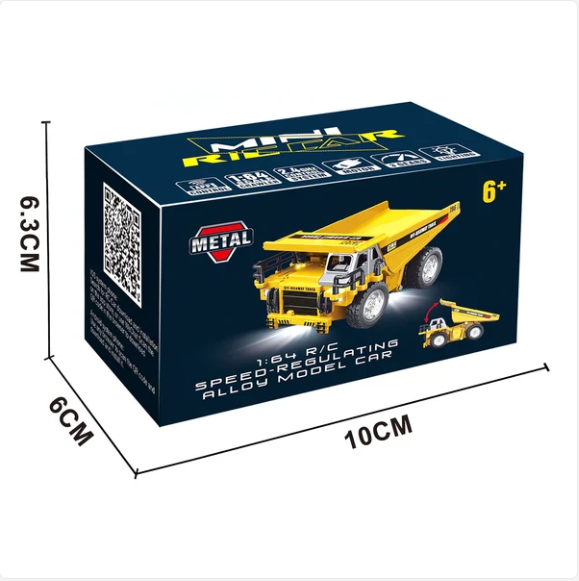 Mini Remote-Controlled Diecast Flatbed Truck
