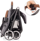 Evenflo GOLD Otto Self-Folding Stroller, Baby Carriage, Lightweight Stroller, Compact, Gravity Fold, Automatic, Fits Infant Car Seat, Baby Carriages, Light Stroller, Lightweight Travel Strollers