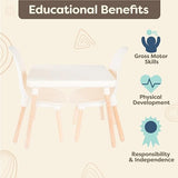 Table and Chair Set- Furniture For Toddlers- 1 Craft Table & 2 Chairs