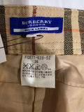 BURBERRY BLUE LABEL - PANTS-LONG/BEIGE/WOOL/NOVA CHECK-FQ577-628-52 / SIZE 38