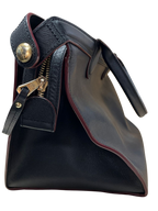 Longchamp Le Pliage Heritage Tote Black Leather