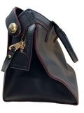 Longchamp Le Pliage Heritage Tote Black Leather