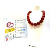 Natural Ambers Necklace With Cert