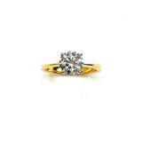 18KYG 1.63cts Round Brilliant Lab Grown Diamond Ring
