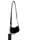Versace Jeans Couture Shoulder Flip Small Black Leather