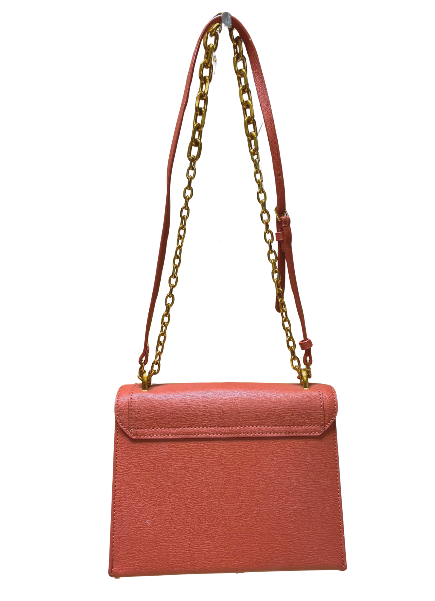 Charles And Keith CK2807011502 Front Flap Chain Handle Crossbody Bag Brick