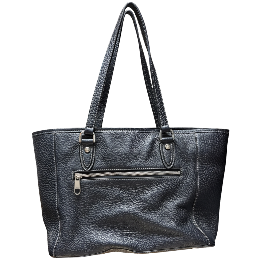 BONIA Collezione Pebbled Leather Tote Shoulder Bag