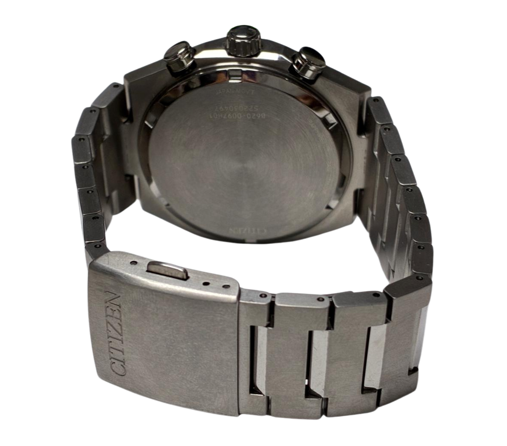 Citizen Mens Chronograph EcoDrive Watch Titanium Strap
