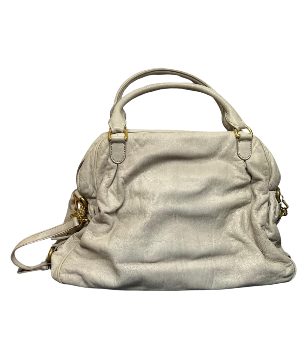 Miu Miu Matelasse Leather Charm Bag