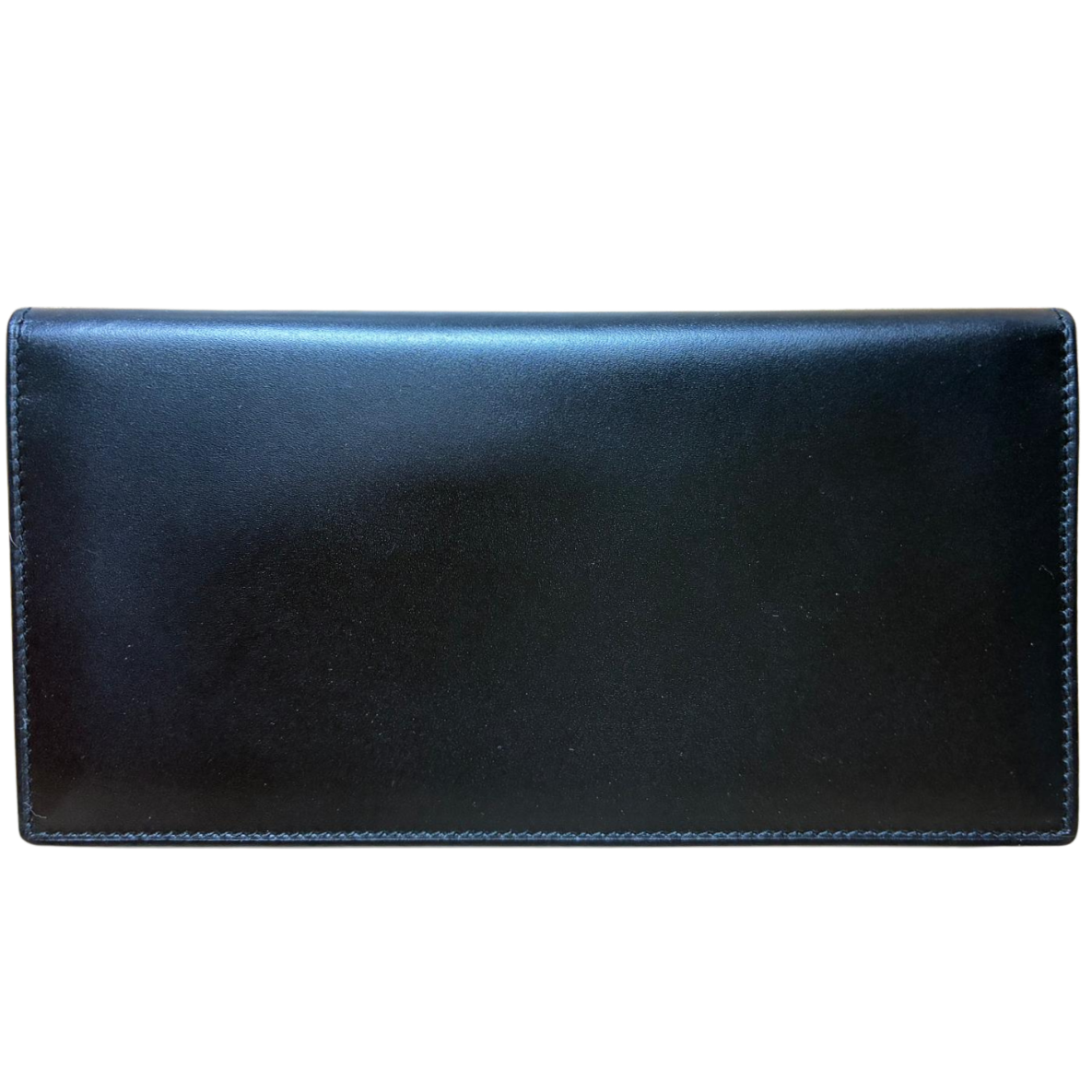 Dunhill Long Wallet Gold Tone Metal Corner